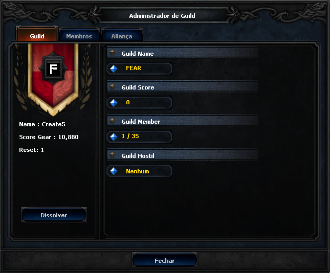 Guild Tab