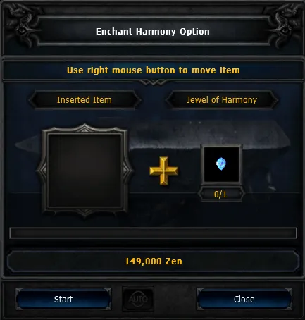 Opções de Sistema de Harmony