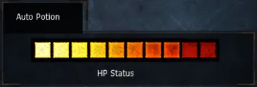 Configurações da Poção de Cura do MU Helper